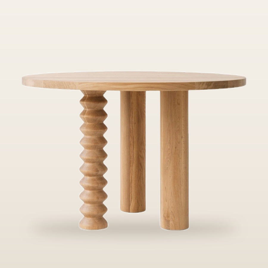 Round GOL Ash Wood Table