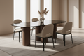 Marina Marble Capsule Dining Table