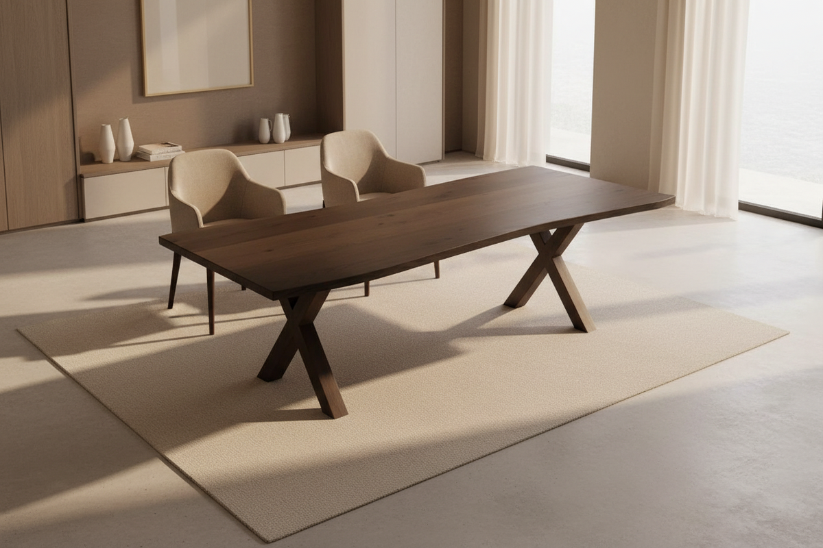 Neolle Silva Solid Wood Dining Table