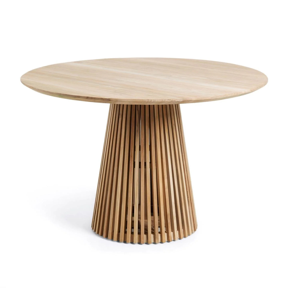 Round Ashly Solid Beech Wood Table